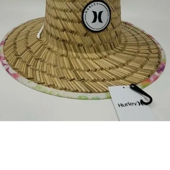 NWT Hurley Island Hop Straw Hat One Size - Picture 4 of 7